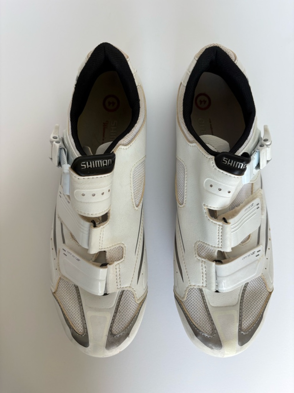 Shimano Women’s White Cycling Shoes with Look Delta Cleats